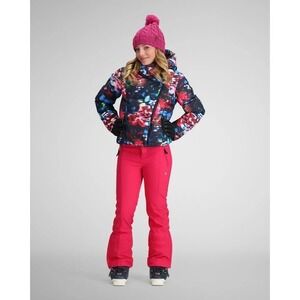 NWT 2025 Obermeyer Girls Medium Isla Jacket - Bloominescence